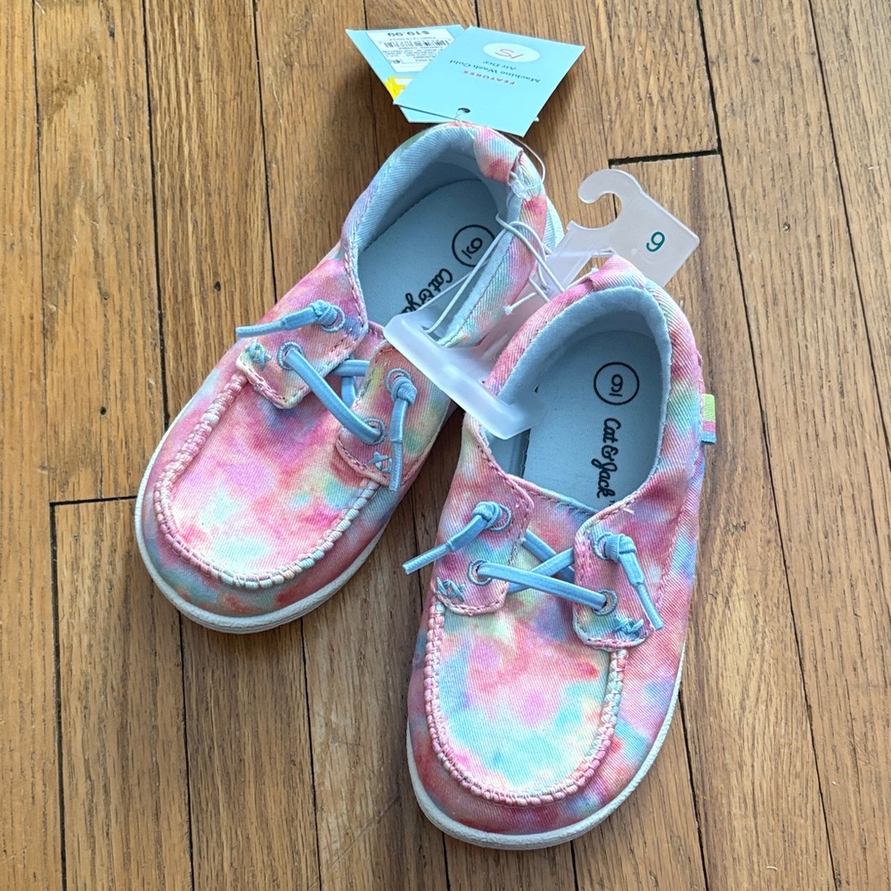 Cat & Jack Kids shoes - Pink and Blue Tie-Dye